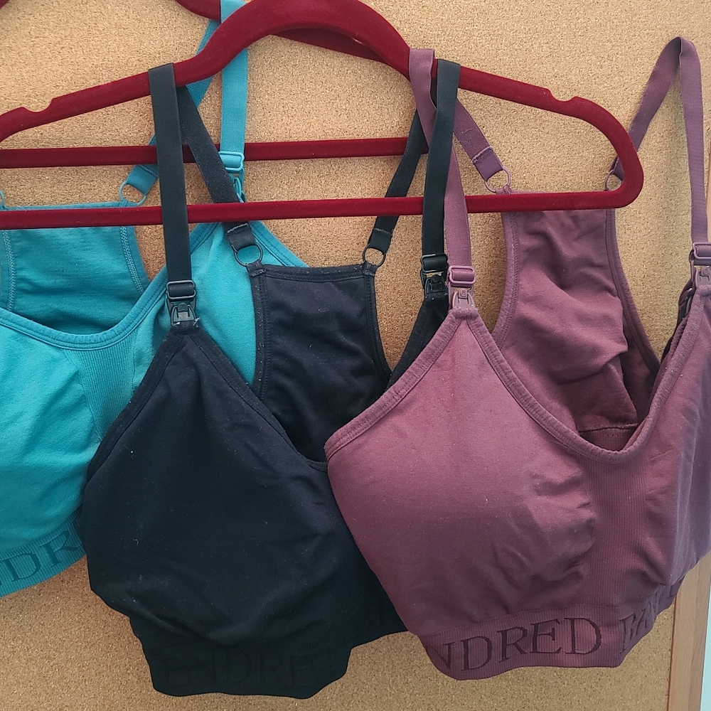 Kindred Braverly Nursing/pumping Bra Set - Teal, Black, Purple